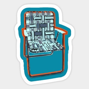 LawnChair (Ready for the Apocalypse) Sticker